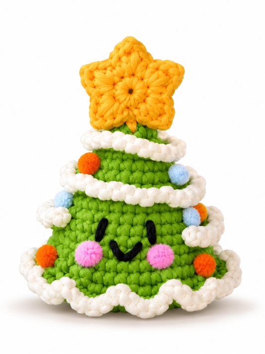 🎄 Christmas Tree Crochet Kit | DIY Amigurumi Christmas Tree Kit